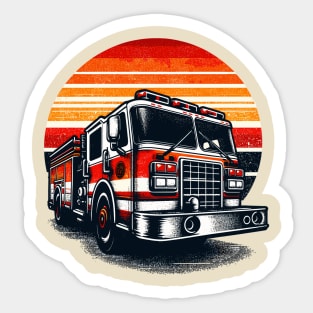 Fire Truck Sticker